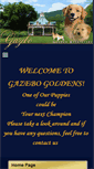 Mobile Screenshot of gazebogoldens.com